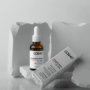0.5% Pterostilbene + Ferulic Acid Face Serumسيروم للوجه يحتوي على 0.5% من البتيروستيلبين وحمض الفيروليك