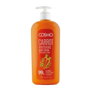 Cosmo, Whitening Body Lotion With Carrot Extract - 750 Ml  كوزمو، لوشن تفتيح الجسم بخلاصة الجزر