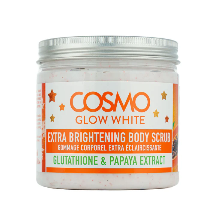 Cosmo Glow White Extra Brightening Body Scrubمقشر الجسم كوزمو جلو وايت لتفتيح البشرة