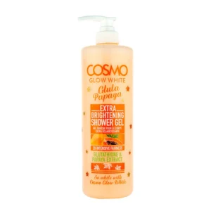 Cosmo Glow White Extra Brightening Shower Gel 1000Mlجل الاستحمام كوزمو جلو وايت لتفتيح البشرة