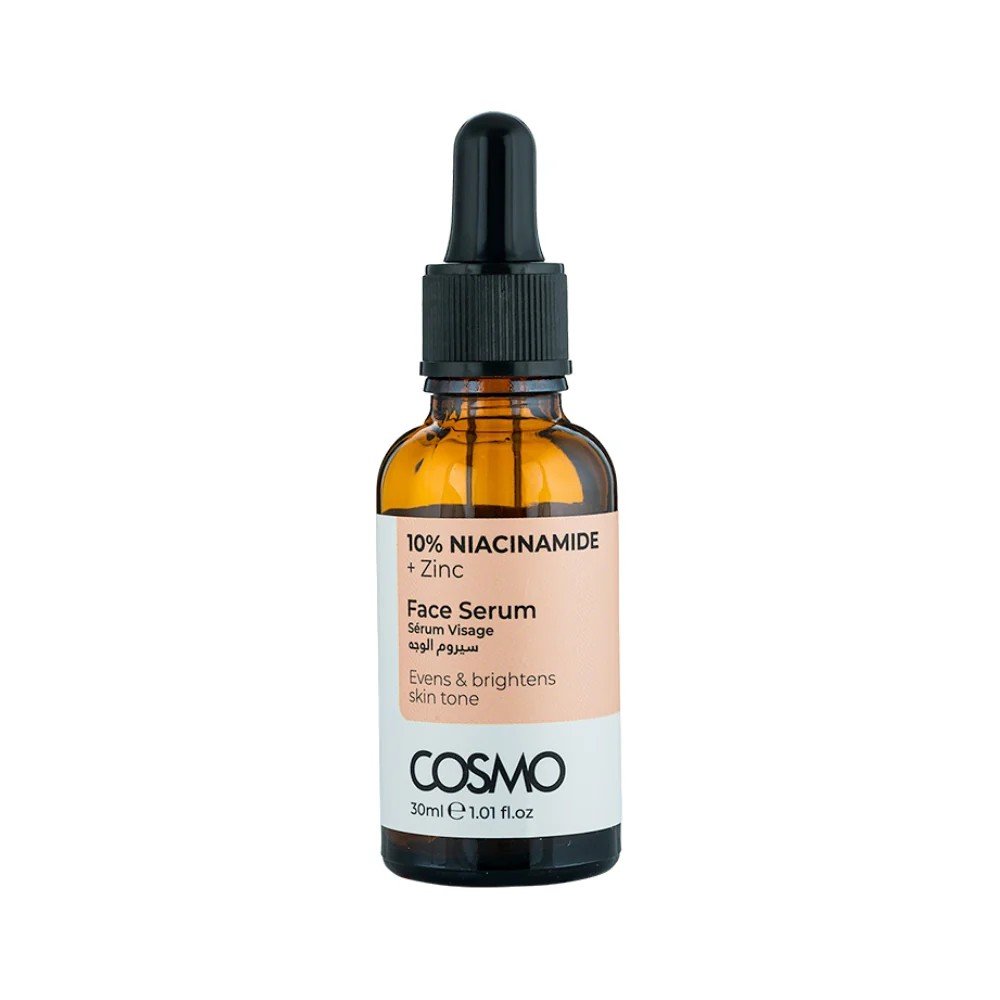 COSMO Niacinamide 10% + Zinc Face Serum 30ml كوزمو سيروم معزز للإشراقة البشرة